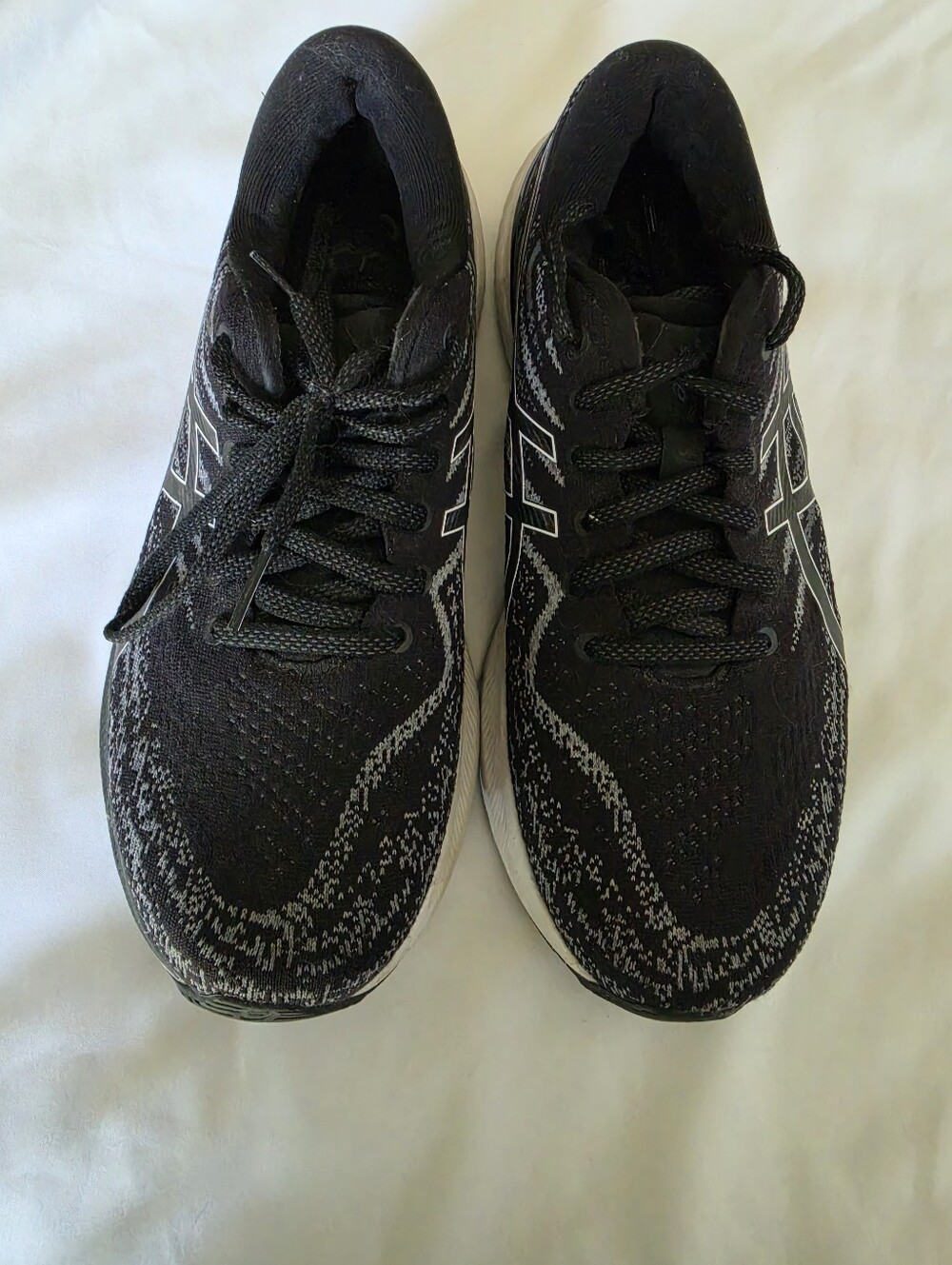 Asics Men's Kayano 29 Running Shoes - Men's 9 Extra Wide/4E, Black/White